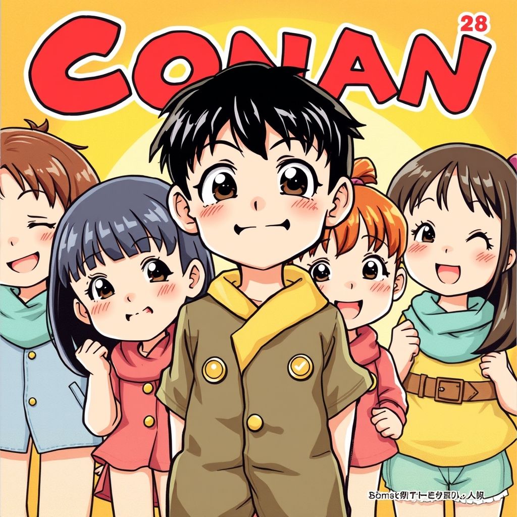 โคนัน 28: ตัวละครน่ารัก!